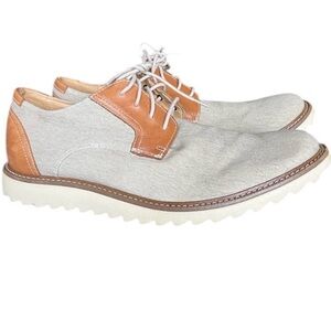 Dockers men’s fabric and leather lace up slip on size 11 1/2 excellent condition